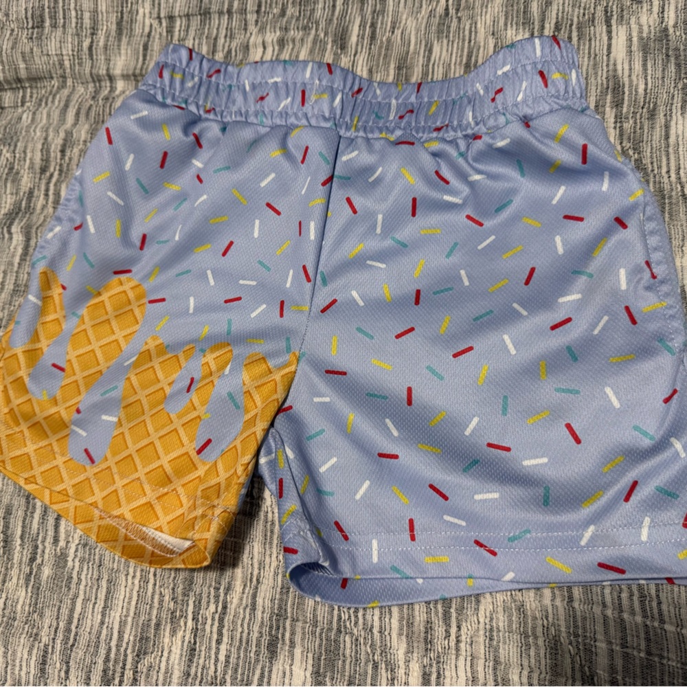 Ice cream drip shorts- kids